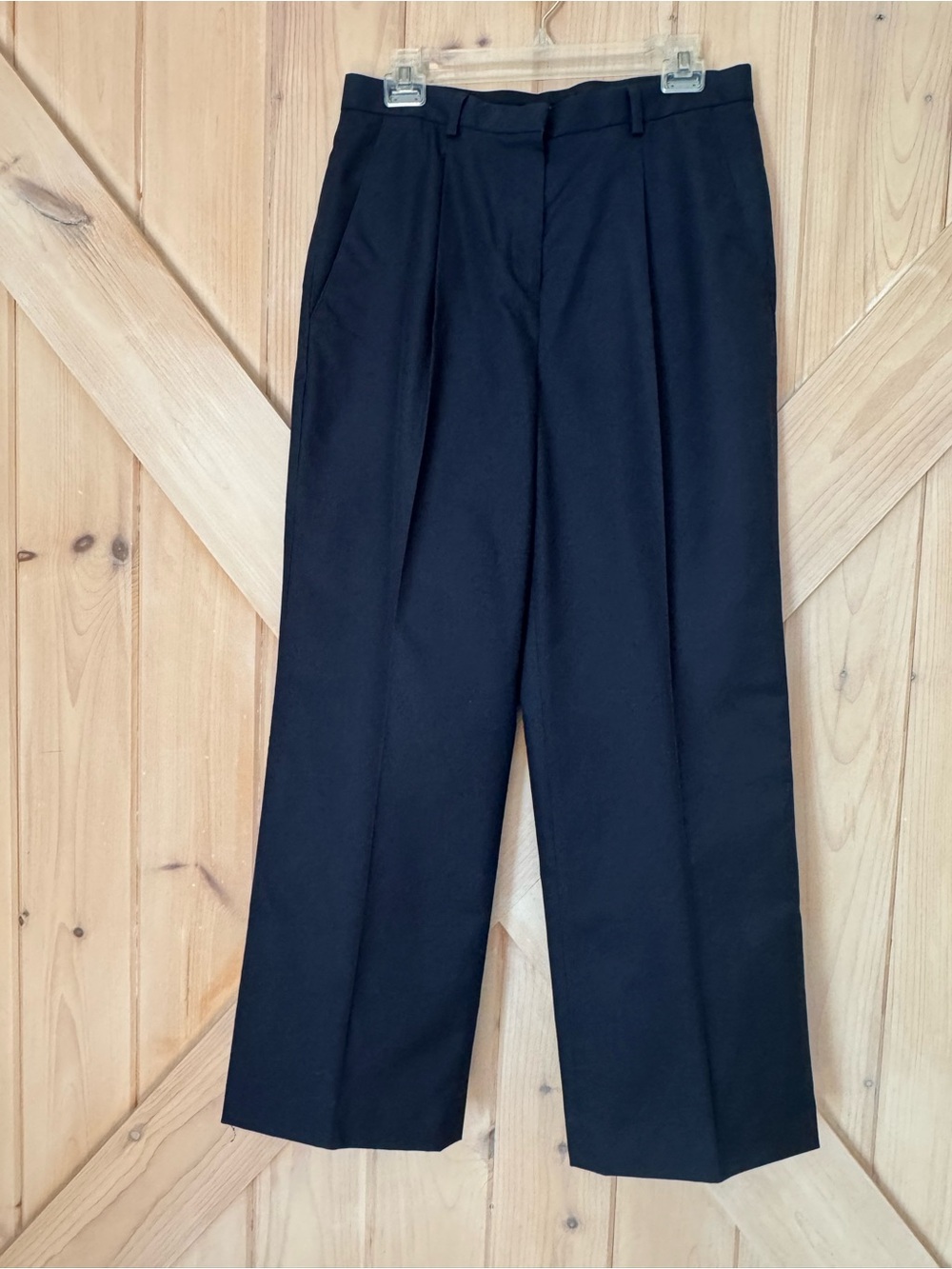 Brooks Brothers Wide-Leg Pleated Trousers